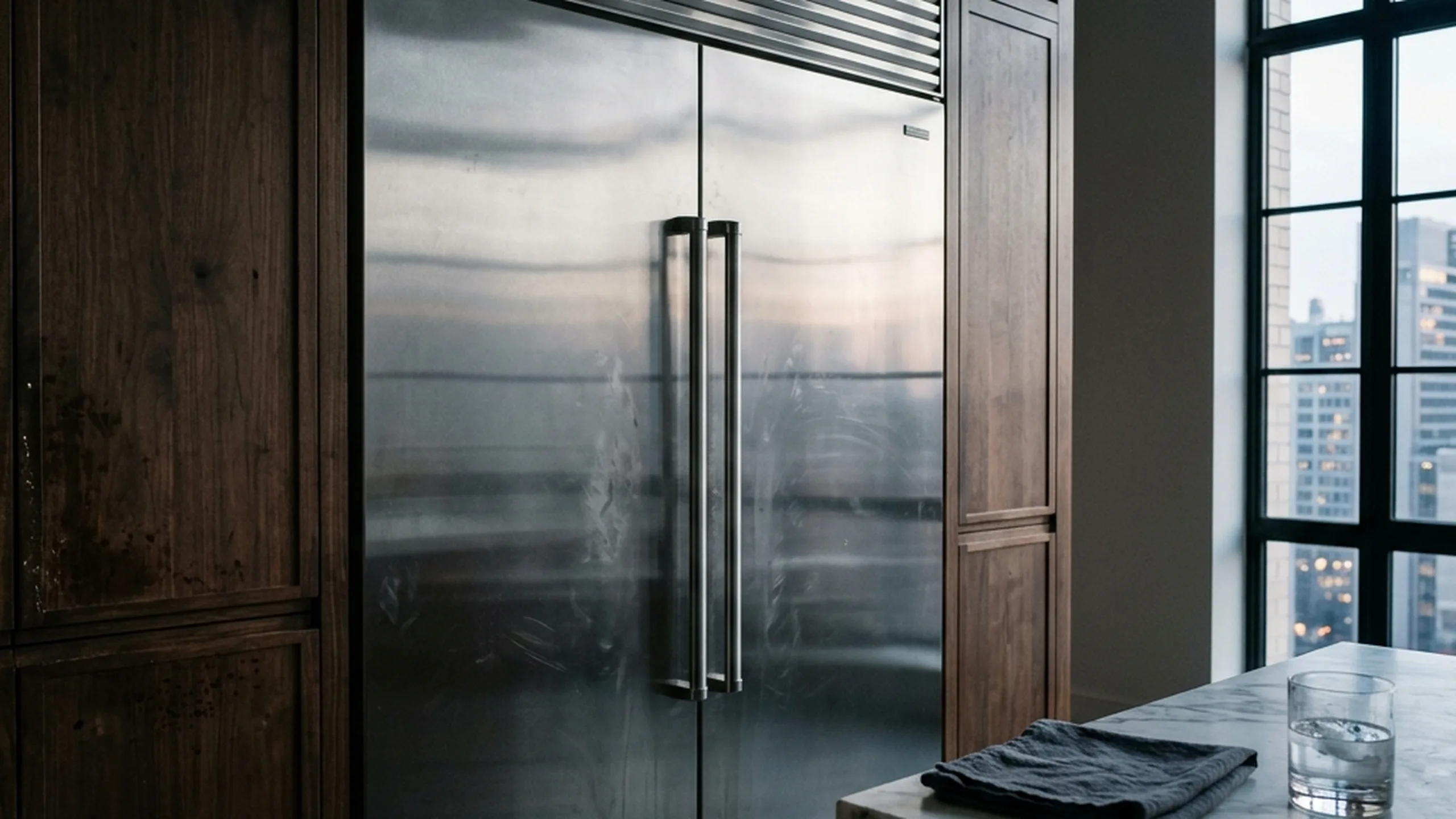 Sub-Zero built-in refrigerator repair in a New York City kitchen